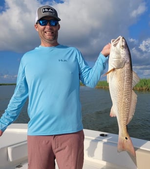 Redfish fishing in Venice, Louisiana