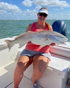 Redfish fishing in Surfside Beach, Texas