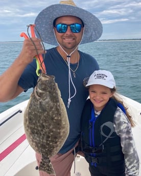 Flounder fishing in Wrightsville Beach, North Carolina