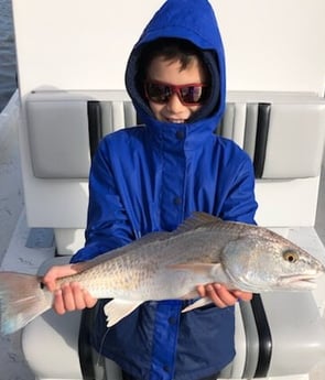 Redfish fishing in Surfside Beach, Texas