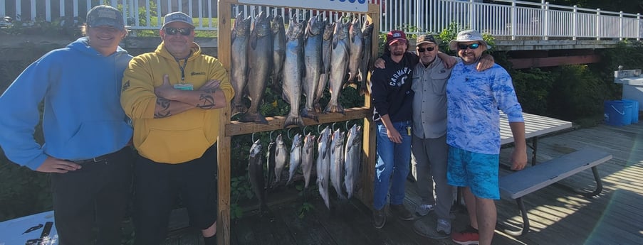 Fishing in Manistee, Michigan