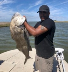 Black Drum Fishing in Matagorda, Texas