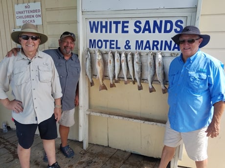 Redfish, Speckled Trout / Spotted Seatrout fishing in South Padre Island, Texas