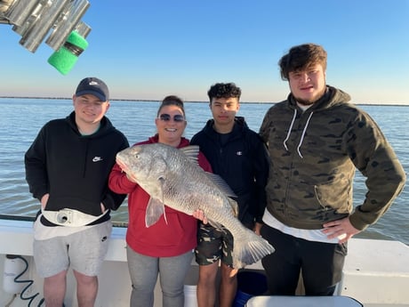 Redfish fishing in Galveston, Texas