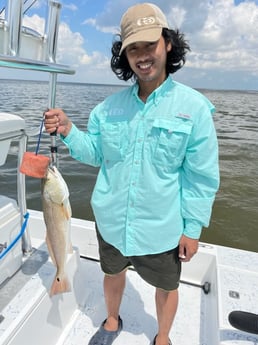 Redfish fishing in Port Isabel, Texas