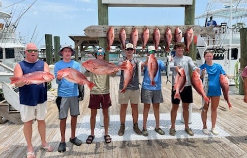 Fishing in Orange Beach, Alabama