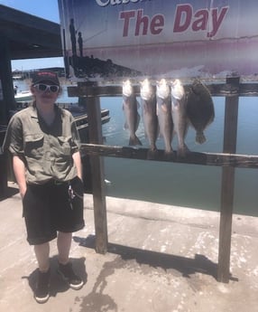 Flounder, Redfish fishing in Rockport, Texas