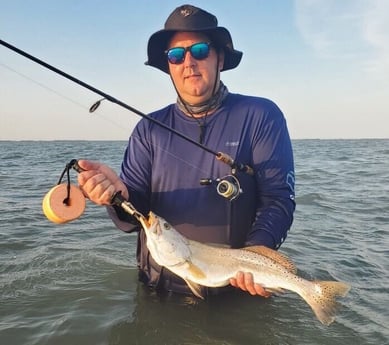 Speckled Trout / Spotted Seatrout fishing in Aransas Pass, Texas