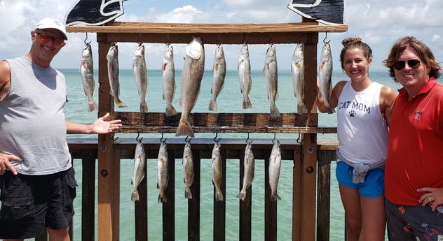 Redfish, Speckled Trout / Spotted Seatrout fishing in Port Isabel, Texas