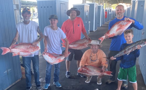 King Mackerel / Kingfish, Red Snapper fishing in Galveston, Texas