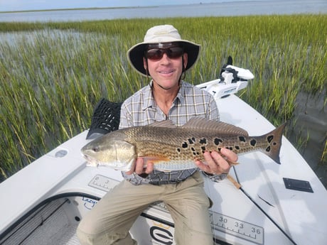 Redfish fishing in Beaufort, North Carolina