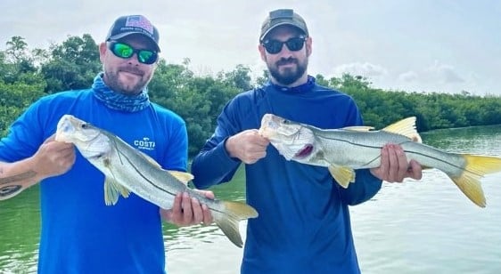 Snook fishing in Tavernier, Florida