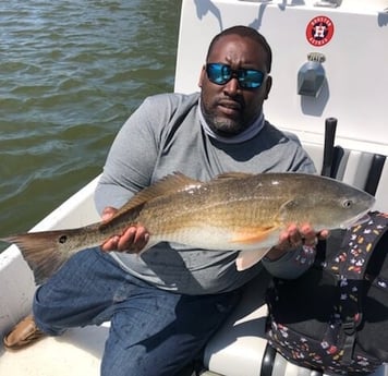 Redfish fishing in Surfside Beach, Texas