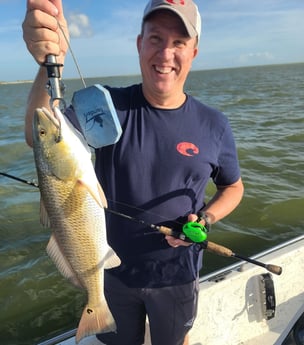 Redfish fishing in Galveston, Texas