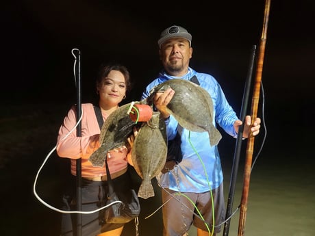 Flounder Fishing in South Padre Island, Texas