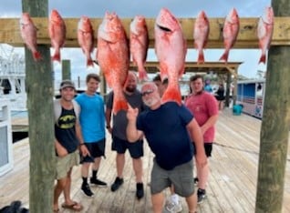 Red Snapper fishing in Orange Beach, Alabama