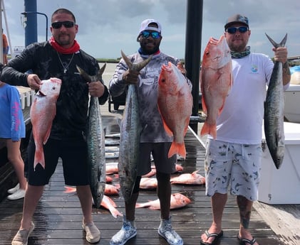 King Mackerel / Kingfish, Red Snapper fishing in Surfside Beach, Texas