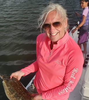 Flounder fishing in Aransas Pass, Texas