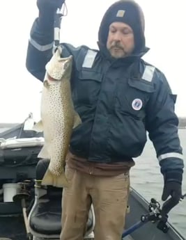 Brown Trout Fishing in Verona Beach, New York