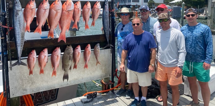 Gag Grouper, Red Snapper, Scup, Wahoo Fishing in Destin, Florida