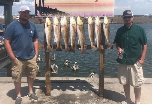 Redfish fishing in Rockport, Texas