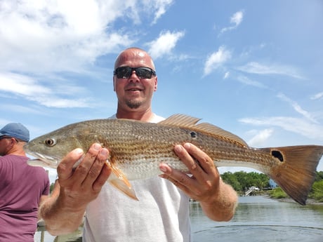 Redfish fishing in Mount Pleasant, South Carolina