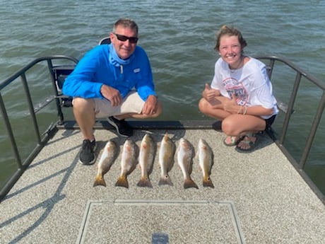 Redfish fishing in Port O&#039;Connor, Texas