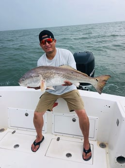 Redfish fishing in Surfside Beach, Texas