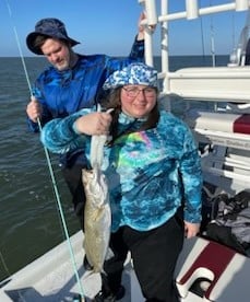 Speckled Trout / Spotted Seatrout Fishing in South Padre Island, Texas