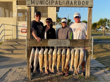 Redfish fishing in Port Aransas, Texas