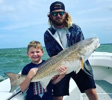 Redfish fishing in Galveston, Texas