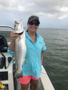 Speckled Trout / Spotted Seatrout fishing in Galveston, Texas