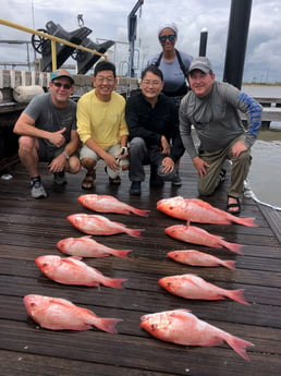 Red Snapper fishing in Surfside Beach, Texas