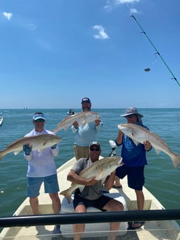 Redfish fishing in Rockport, Texas