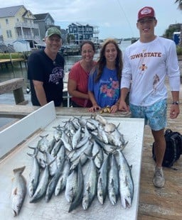Spanish Mackerel, Speckled Trout Fishing in Beaufort, North Carolina