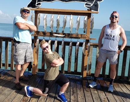 Speckled Trout / Spotted Seatrout fishing in Port Isabel, Texas