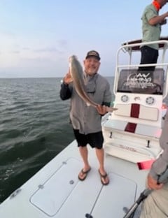 Redfish fishing in South Padre Island, Texas