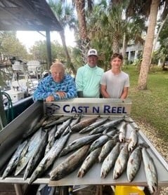 Spanish Mackerel, Speckled Trout / Spotted Seatrout Fishing in Crystal River, Florida