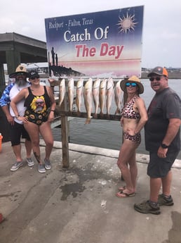 Redfish fishing in Rockport, Texas