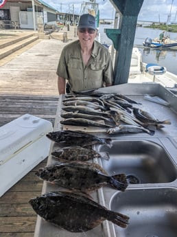 Flounder, Speckled Trout / Spotted Seatrout fishing in Sulphur, Louisiana