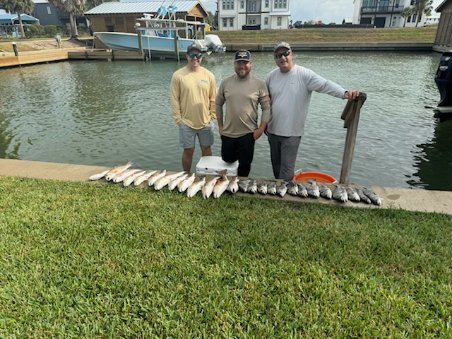 Fishing in Port O&#039;Connor, Texas