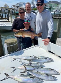 Redfish, Spanish Mackerel fishing in Beaufort, North Carolina