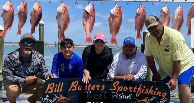 Red Snapper fishing in Port Aransas, Texas