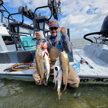 Redfish, Speckled Trout / Spotted Seatrout Fishing in Rio Hondo, Texas