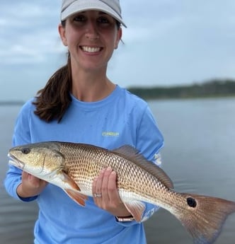 Redfish fishing in Beaufort, North Carolina