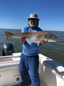 Redfish fishing in Surfside Beach, Texas