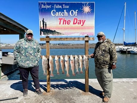 Redfish fishing in Rockport, Texas