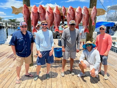 Red Snapper fishing in Orange Beach, Alabama