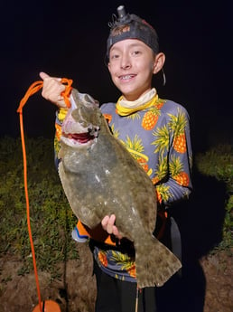 Flounder Fishing in Rio Hondo, Texas