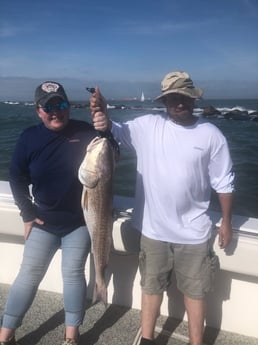 Redfish fishing in Galveston, Texas